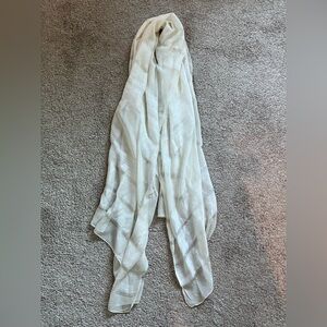 Vintage White Cream Scarf